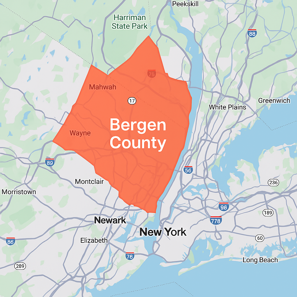 GB The Landscapers Service Area Map